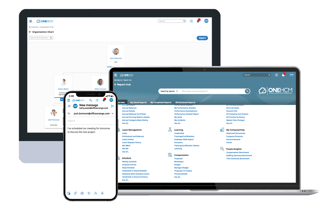OnePoint HCM - HR - Multi (Use on Any Background)