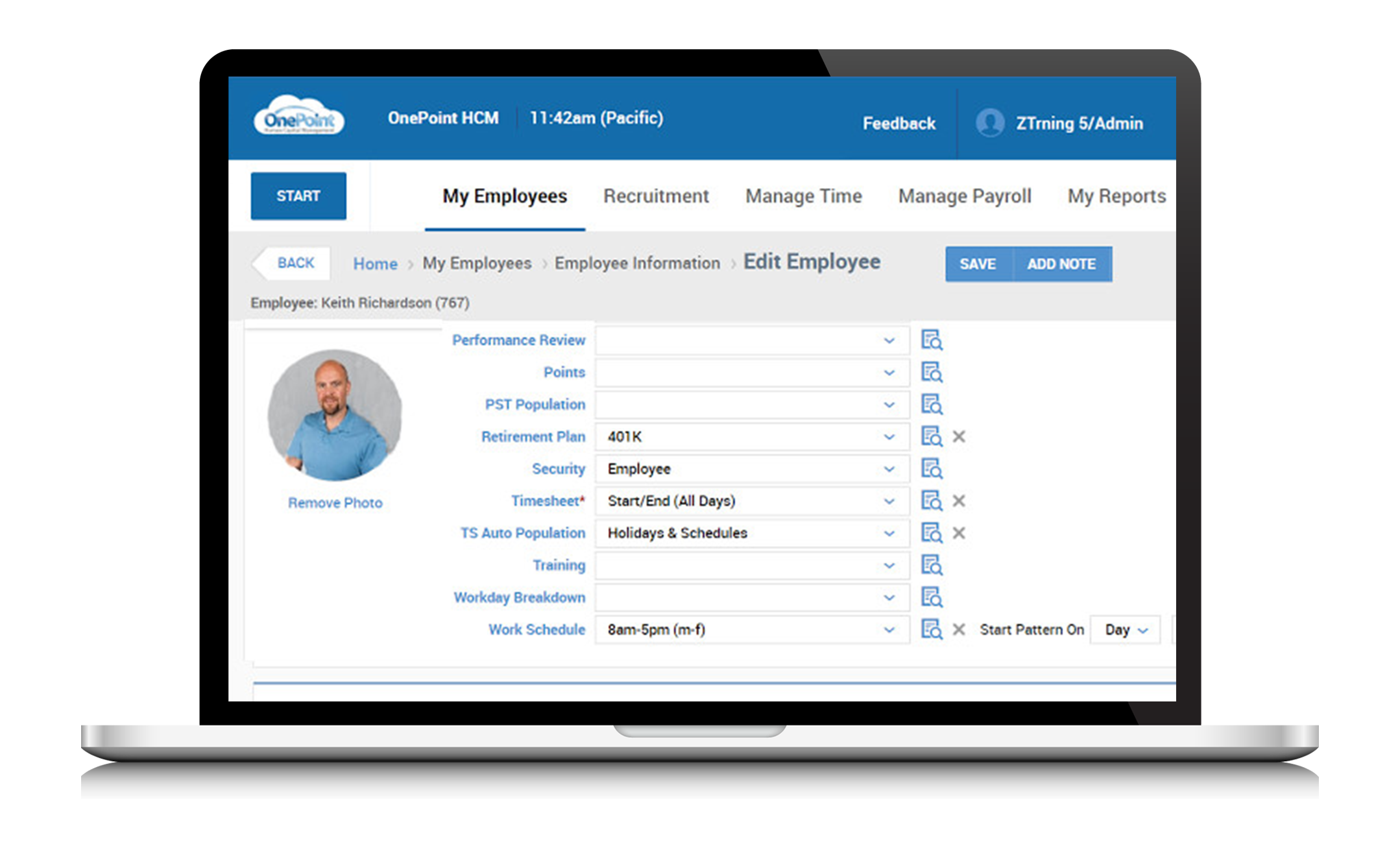 Employee Records Management OnePoint HCM